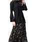 Designer Kurti Crepe Silk Georgette Black Print Kurtis