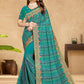 Bollywood Saree Georgette Rama Embroidered Saree