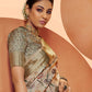 Designer Crepe Silk Multi Colour Digital Print Saree