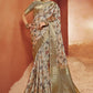 Designer Crepe Silk Multi Colour Digital Print Saree