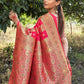 Traditional Saree Banarasi Silk Magenta Weaving Saree