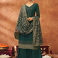 Salwar Suit Georgette Viscose Green Diamond Salwar Kameez