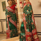 Trendy Saree Silk Green Diamond Saree