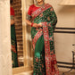 Trendy Saree Silk Green Diamond Saree