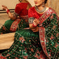 Trendy Saree Silk Green Diamond Saree