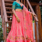 Lehenga Choli Net Pink Diamond Lehenga Choli