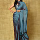 Trendy Saree Fancy Fabric Blue Digital Print Saree