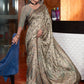 Contemporary Pashnima Silk Grey Digital Print Saree