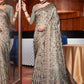 Contemporary Pashnima Silk Grey Digital Print Saree