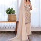 Palazzo Salwar Suit Cotton Cream Digital Print Salwar Kameez