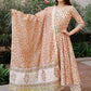 Pant Style Suit Cotton Peach Digital Print Salwar Kameez