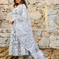 Pant Style Suit Cotton White Digital Print Salwar Kameez
