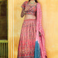 Lehenga Choli Viscose Pink Digital Print Lehenga Choli