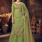 Salwar Suit Cotton Muslin Sea Green Digital Print Salwar Kameez