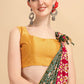 A Line Lehenga Satin Mustard Digital Print Lehenga Choli