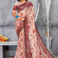 Contemporary Net Multi Colour Digital Print Saree
