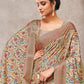 Trendy Saree Pashmina Grey Digital Print Saree