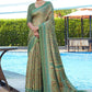 Classic Pashnima Silk Green Digital Print Saree