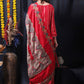 Palazzo Salwar Suit Pure Georgette Red Digital Print Salwar Kameez