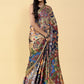 Casual Satin Silk Multi Colour Digital Print Saree