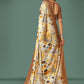 Trendy Saree Satin Brown Digital Print Saree