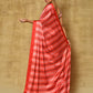 Trendy Saree Satin Peach Red Digital Print Saree