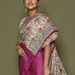Classic Art Silk Fuchsia Embroidered Saree