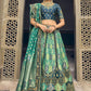 A Line Lehenga Banarasi Silk Multi Colour Embroidered Lehenga Choli