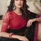 Classic Silk Black Embroidered Saree