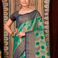 Classic Organza Multi Colour Embroidered Saree