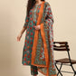 Pant Style Suit Cotton Multi Colour Embroidered Salwar Kameez