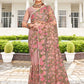 Classic Net Lavender Embroidered Saree