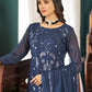 Pakistani Salwar Suit Faux Georgette Blue Embroidered Salwar Kameez
