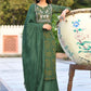 Salwar Suit Cotton Green Embroidered Salwar Kameez