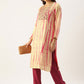 Casual Kurti Georgette Peach Embroidered Kurtis