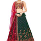 Lehenga Choli Georgette Green Embroidered Lehenga Choli