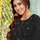 Trendy Suit Georgette Black Embroidered Salwar Kameez