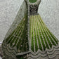Lehenga Choli Silk Green Embroidered Lehenga Choli