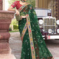 Trendy Saree Net Green Embroidered Saree