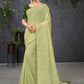 Traditional Saree Chiffon Green Embroidered Saree