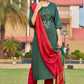 Pant Style Suit Viscose Green Embroidered Salwar Kameez