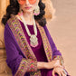 Straight Salwar Suit Velvet Magenta Embroidered Salwar Kameez