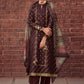 Floor Lenght Salwar Suit Silk Brown Embroidered Salwar Kameez