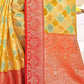 Designer Organza Multi Colour Embroidered Saree