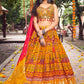 Readymade Lehenga Choli Silk Multi Colour Embroidered Lehenga Choli