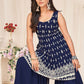 Salwar Suit Georgette Blue Embroidered Salwar Kameez
