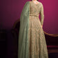 Floor Lenght Salwar Suit Net Sea Green Embroidered Salwar Kameez