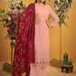 Palazzo Salwar Suit Georgette Pink Embroidered Salwar Kameez