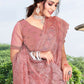 Contemporary Net Pink Diamond Saree