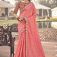 Trendy Saree Silk Pink Embroidered Saree